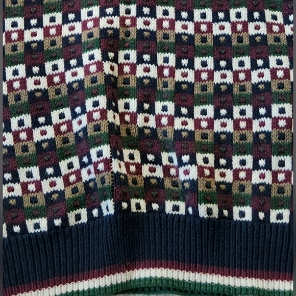 Vintage Eddie Bauer Knit Crew Neck Pull Over Long Sleeve Grandpa Sweater Sz XL - Picture 4 of 4